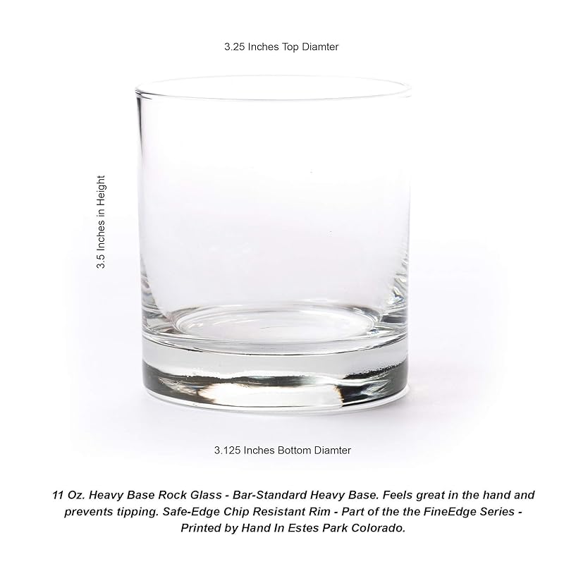 Black Lantern Whiskey Glass Set - Old Fashioned Tumbler Glasses for Cocktails Bourbon Scotch and Whisky - Nature Graphics - Two 11oz. Tumblers with Heavy Base (Locomotive Blueprints)