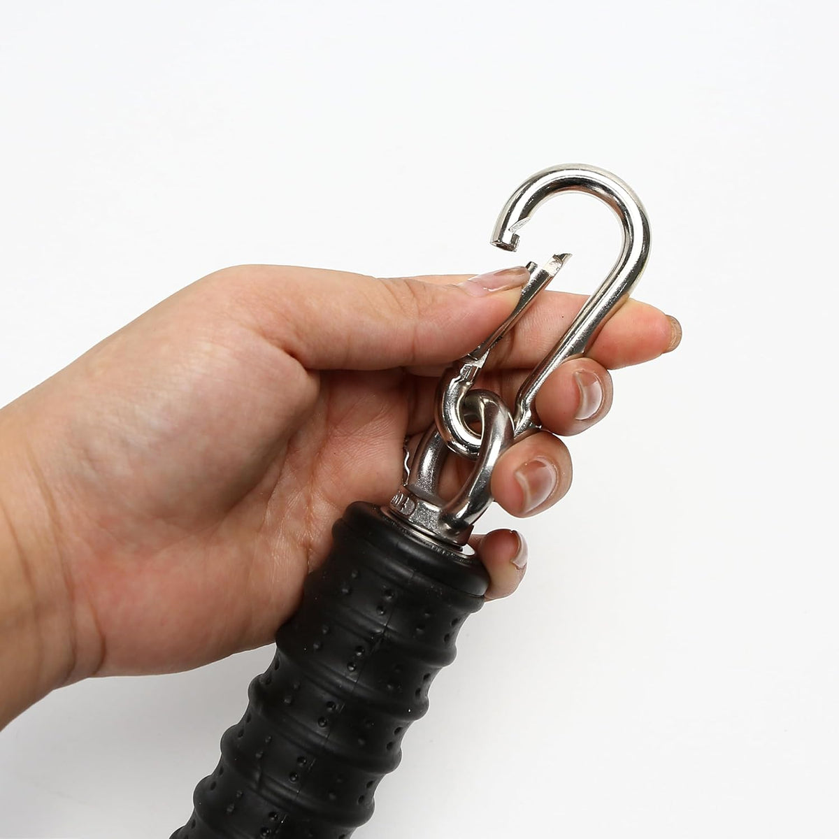 Skiennix Ergonomic Tricep Attachment - Maximum Grip Cable Machine Accessories | 2Pcs with Carabiners