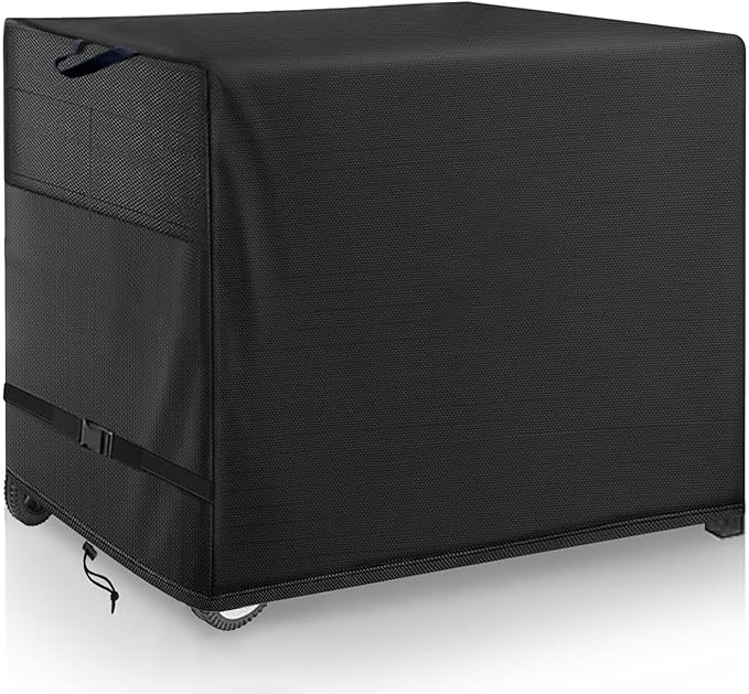 Outdoor Pizza Oven Table Cover for Nuuk Three-Shelf Heavy Duty Rolling Outdoor Pizza Oven Table and ooni Pizza Oven Stand Modular Table,600D Heavy Duty Waterproof Cover,Black