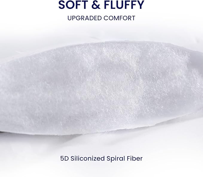 SLEEP ZONE Twin XL Mattress Pad Cover for College Dorm - Soft Fluffy Pillow Top Bed Mattress Topper Quilted Fitted, Deep Pocket 8-21 inch, Twin XL