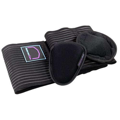 Abdomencare Umbilical Hernia Belt for Men and Women | Abdominal Hernia Belt for Women & Men with 2 Unique Compression Pads | Belly Button Umbilical Hernia Belts for Men | Hernia Support Binder | L/XL
