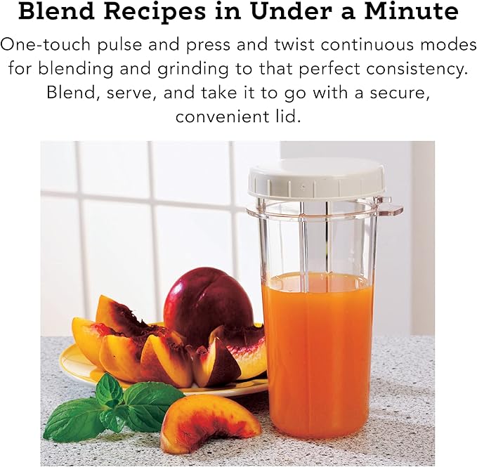 Tribest PB-350 Personal Blender for Shakes and Smoothies with Portable Blender Cups, White, Large