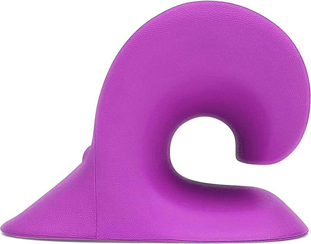 RESTCLOUD Neck and Shoulder Relaxer - Cervical Traction Device for TMJ Pain Relief | Chiropractic Pillow (Purple)