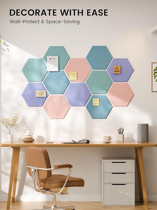 Fluxynara Hexagon Cork Board Alternative