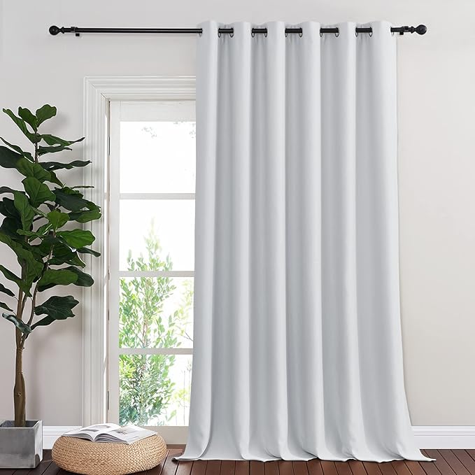 NICETOWN Patio Door Curtain Room Darkening Drapes, Grommet Top Light Blocking