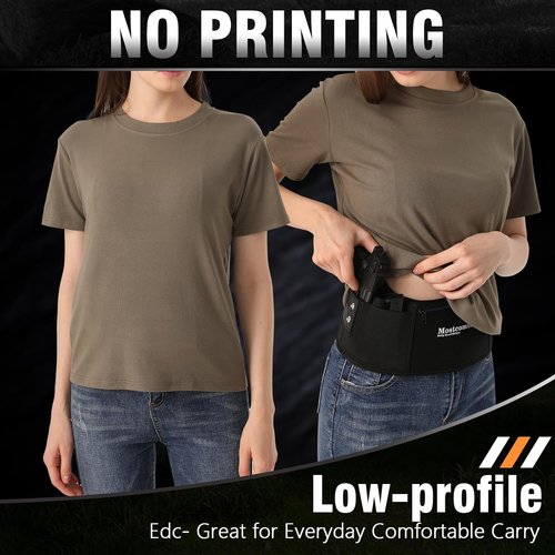 Mostcomtac Belly Band Holster - Comfortable Neoprene Gun Holster Fits Glock 17-43X, Taurus & More