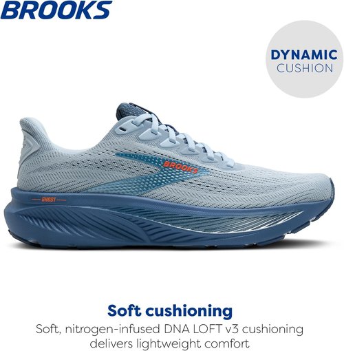 Brooks Ghost 17 Men's Neutral Running Shoes - Lightweight Comfort & Support | Perfect for All Runners