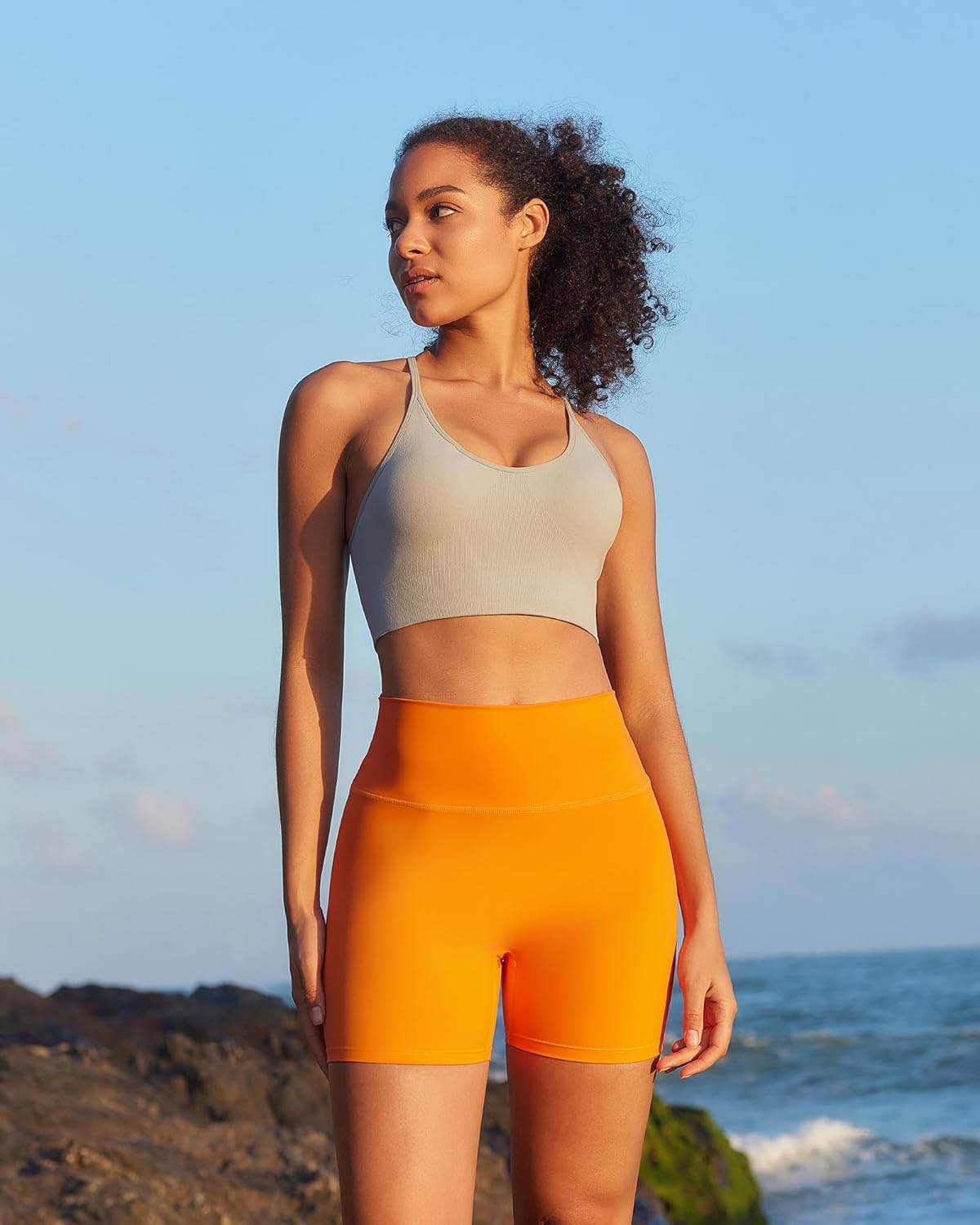 RUNNING GIRL Sports Bra - Supportive Crisscross Back Design with Removable Pads | Medium Support