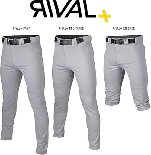 Easton Rival+ Baseball Pants - Full Length Semi-Relaxed Fit for Youth | Available in Multiple Colors