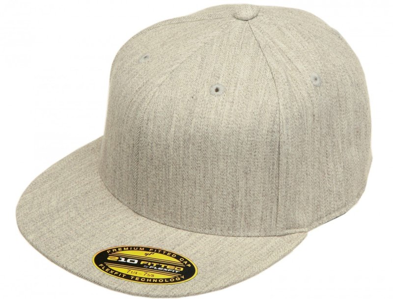 Flexfit Mens 6210 Hat, Heather Grey, Large-X-Large US