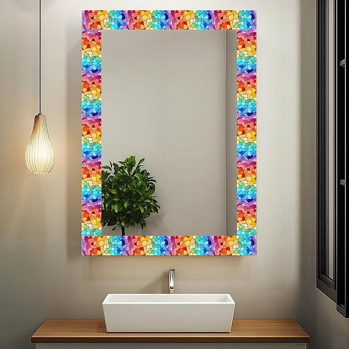 IVN Wallpaper Border Peel and Stick Decorative Wall Trim Self Adhesive Vibrant