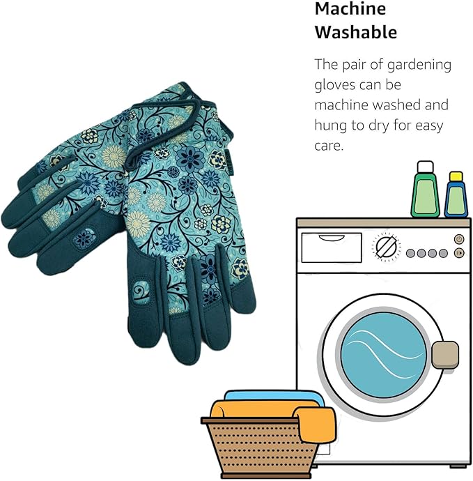 Thorn Proof&Puncture Resistant Gardening Gloves with Grip,Garden Gloves for Women, Leather Work Gloves,Gifts