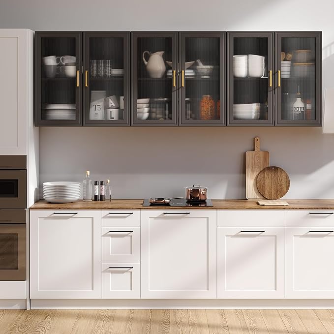 Furnaza LED Wall Storage Cabinets