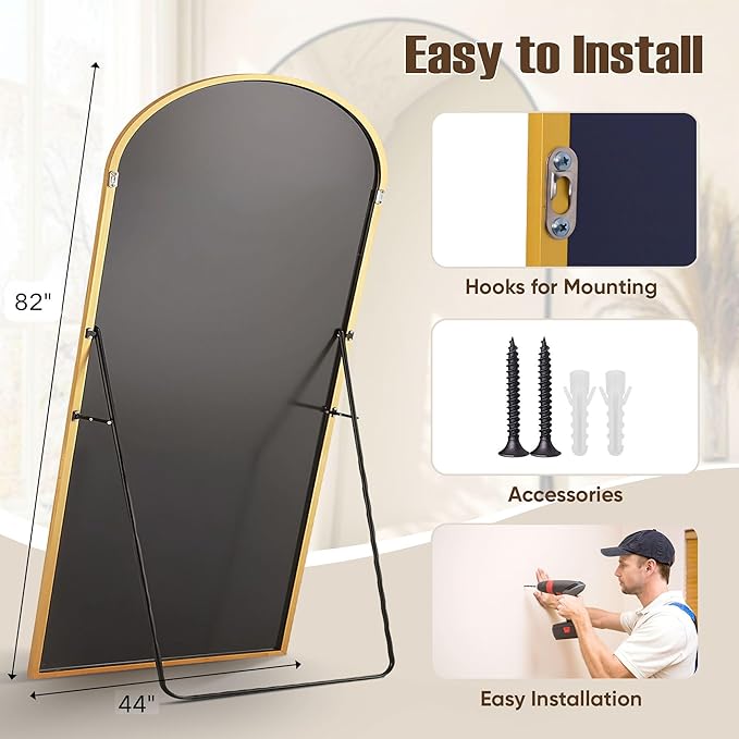 Full Length Mirror, Oversized Floor Mirrors, Leaning Free Standing Mirrors