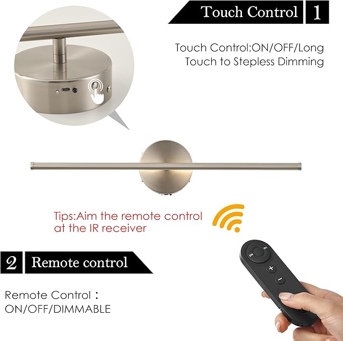 KARTOOSH Battery Operated Wall Sconces