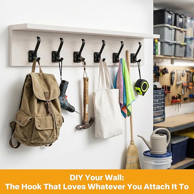 Coat Hooks Wall Mount Heavy Duty