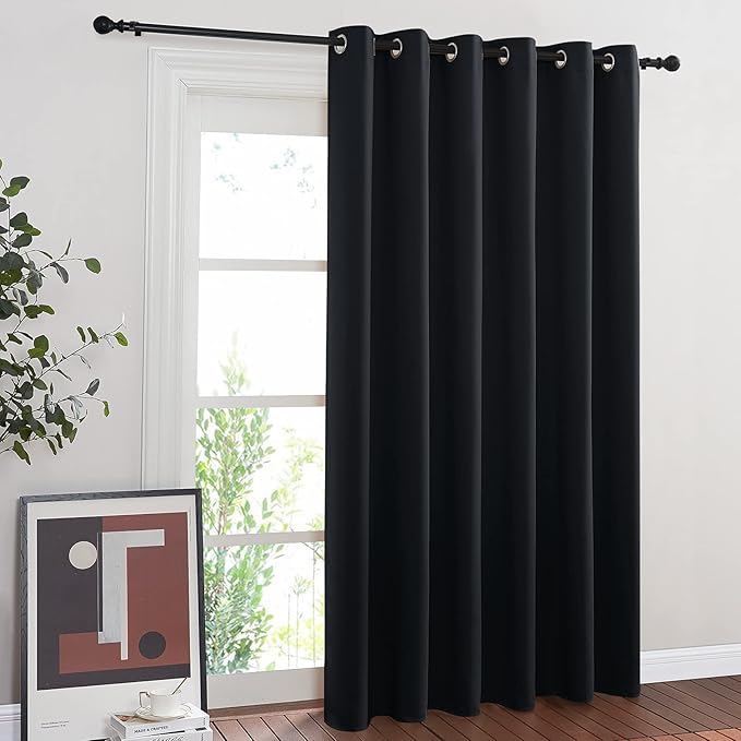 NICETOWN Blackout Curtain for Sliding Door, Patio Door Curtains, Thermal