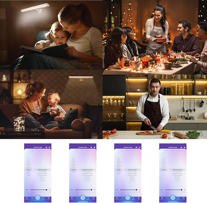 MIOBLUE Rechargeable Picture Light, Battery Painting Light Display Lamp