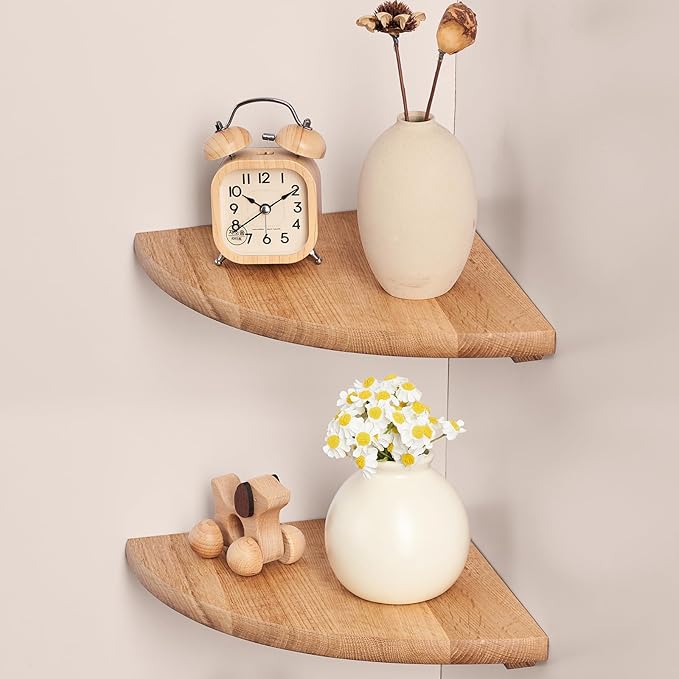 Gieanoo Floating Corner Shelves