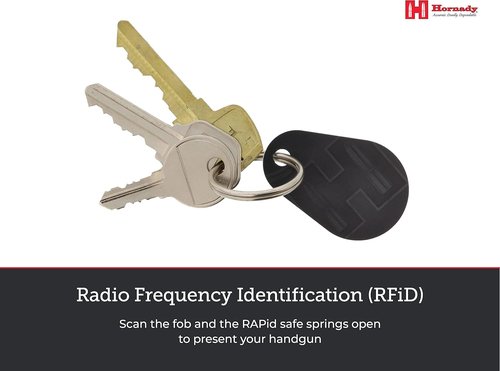 Hornady 98161 Rapid Safe Key Fob - 2-Pack for Secure Gun Storage Access