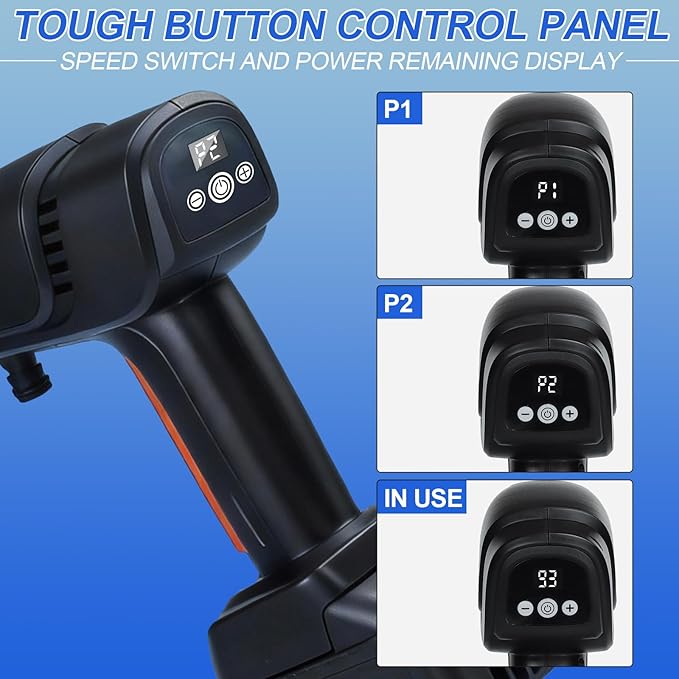 Cordless, Brushless Motor 1450 PSI, 2pcs 4.0Ah Battery
