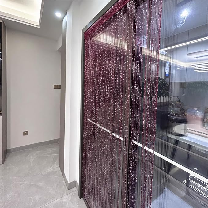 ave split Decorative Door String Curtain Wall Panel Fringe Window Room Divider