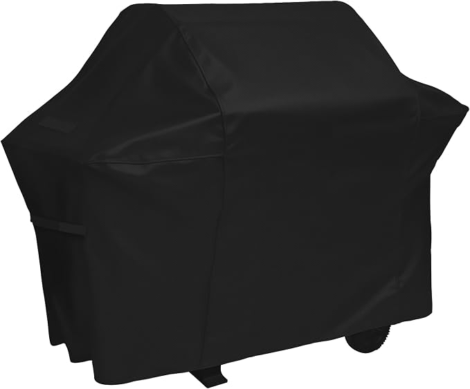 NEXCOVER 64 Inch Grill Cover - 600D Heavy Duty Waterproof and Weather Resistant BBQ Cover for Weber, Char Broil, Nexgrill, Brinkmann, Holland - Fade Resistant, Black
