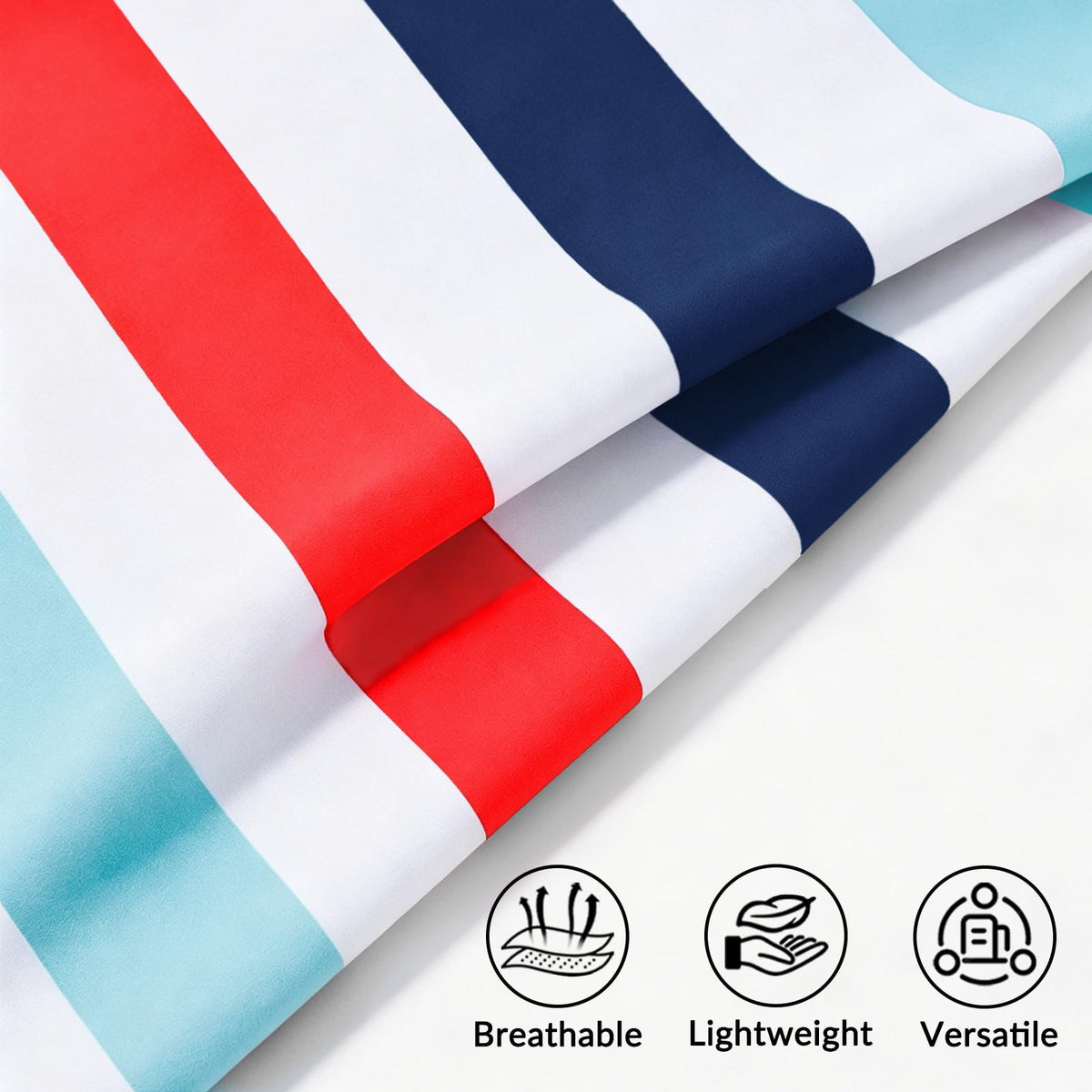 Exclusivo Mezcla Microfiber Quick Dry Beach Towel, Oversized Lightweight Sandfree Pool Towel for Swimming Camping Travel with Bag (Navy, 35x70 Inches)