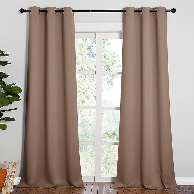 NICETOWN Light Reducing Grommet Curtains