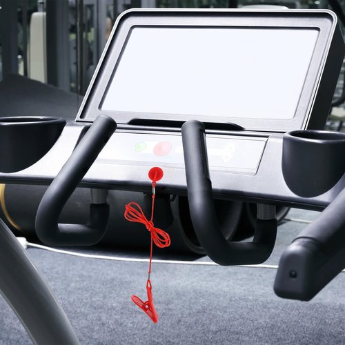 2 Pcs Universal Treadmill Magnetic Safety Key, Magnetic Safety Switch Running Machine Emergency Stop Magnet Round Treadmill Key Replacement Treadmills Accessories for Most Treadmills Running Machines
