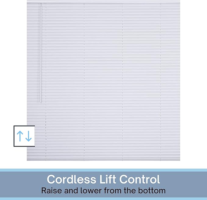 LOTUS & WINDOWARE Cordless Mini Blind, Window Blinds