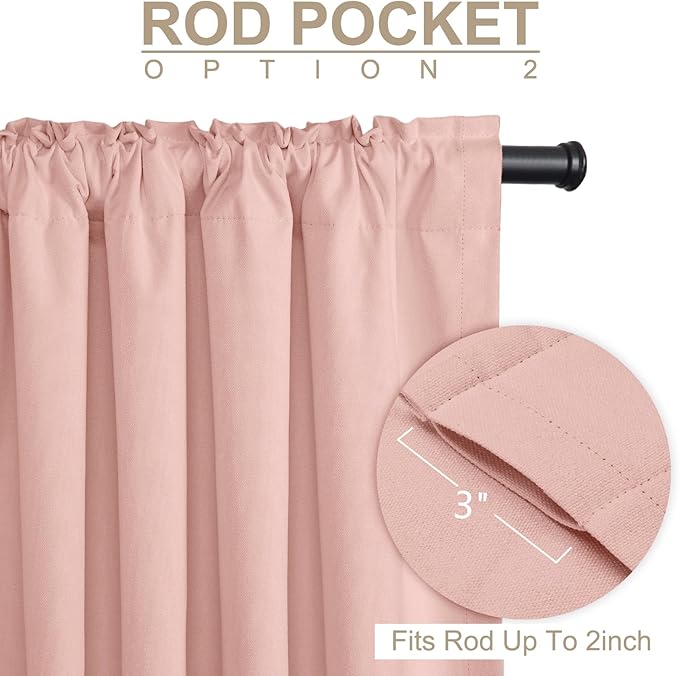100% Blackout Shield Linen Blackout Sliding Door Curtains