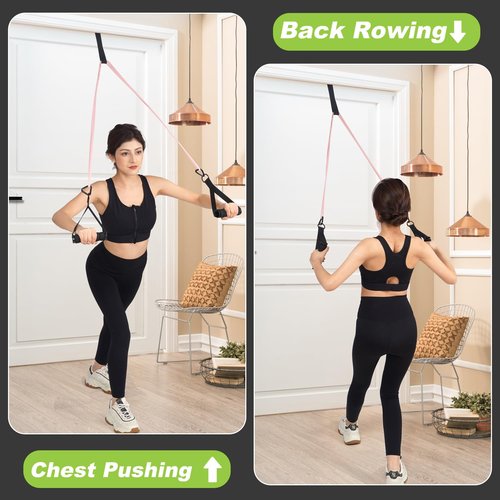 Resistance Bands with Handles, Pull Up Bands, Resistance Bands, Pull Up Assistance Bands, Exercise Workout Bands for Working Out, Body Stretching, Physical Therapy, Muscle Training (10-90LBS)