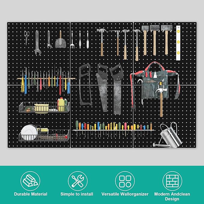 Pegboard, Garage Tool Storage, Office Organization, Craft Room