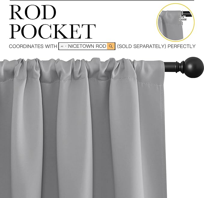 NICETOWN Short Curtains for Small Window