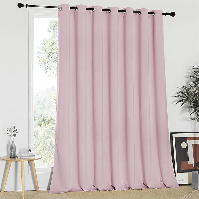 NICETOWN Blackout Patio Curtains 100 x 95 Inches Long