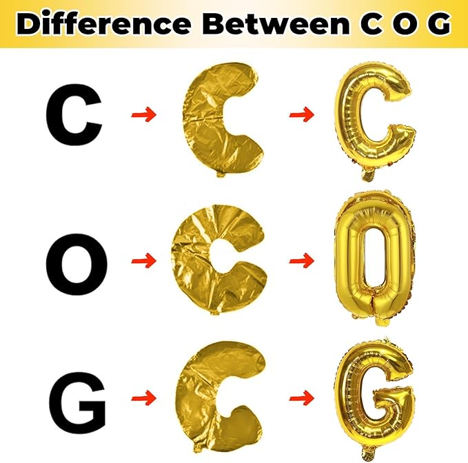 Giant S Alphabet Name Balloon, Gold Self Inflating Custom Letter Balloons Birthday Decor, 40 Inch Helium Mylar Foil Word Balloons Letters for Girls Men Anniversary Party Graduation Decoration Supplies