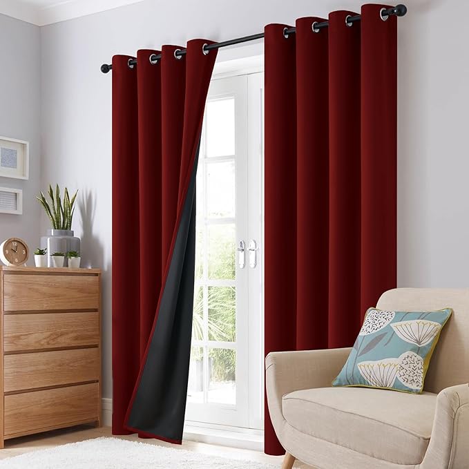 SimpleHome 100% Blackout Curtains