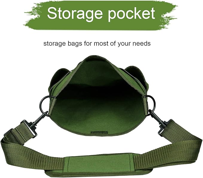 Garden Pruning Tool Bag - Canvas Shoulder Crossbody Gardening Storage Bag