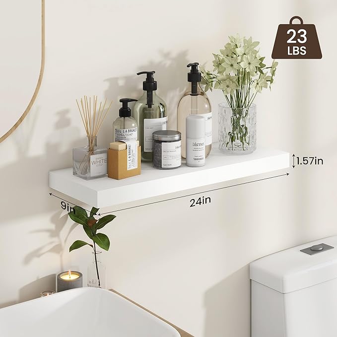 Heimlove 24 inch Floating Shelves