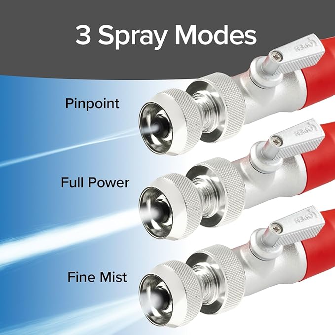 Pocket Hose 75 FT Silver Bullet 2.0 Expandable Garden Hose w/Turbo Shot Nozzle, AS SEEN ON TV, Lead-Free, Solid Aluminum Connectors, Easy On/Off Valve, Kink-Free, Leak-Proof