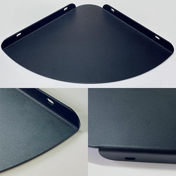 Small Floating Corner Shelves Metal Corner Wall Mounted Shelf Curved Corner