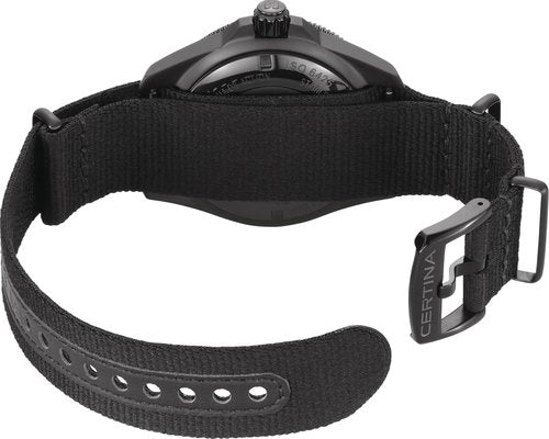 Certina DS Action Diver Watch - 43mm Powermatic 80, Swiss Automatic, Stainless Steel, Black