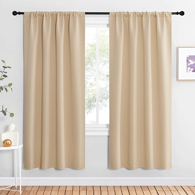 NICETOWN Kitchen Room Darkening Curtains