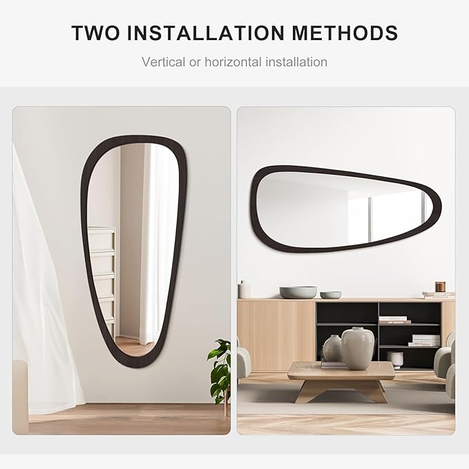 WallBeyond Asymmetrical Irregular Wall Mirror, Decorative