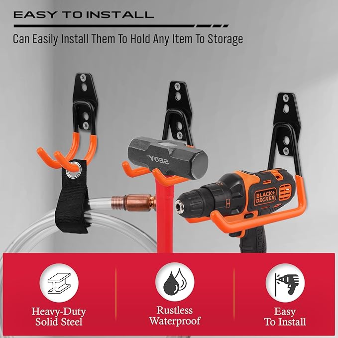 15-Piece Garage Wall Hooks
