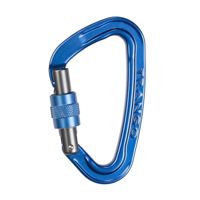 Trango Reaction Screwlock Carabiner, Navy, 3 Pack