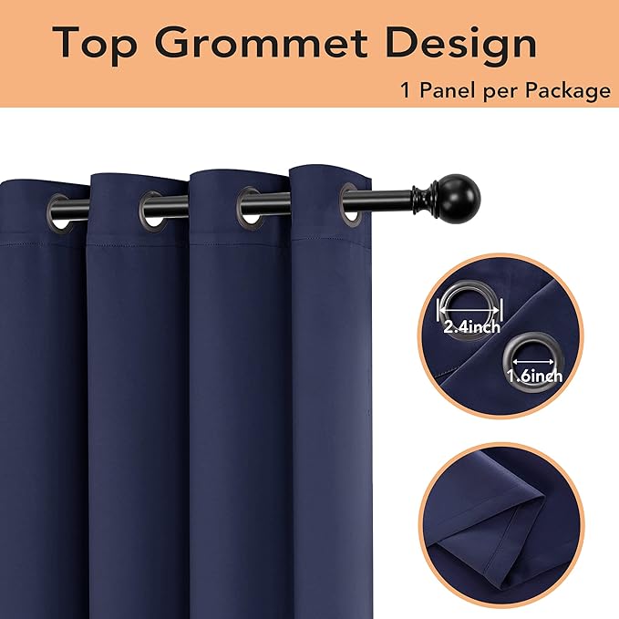 BONZER Room Divider Curtain Total Privacy Wall Wide Thermal Insulated Blackout