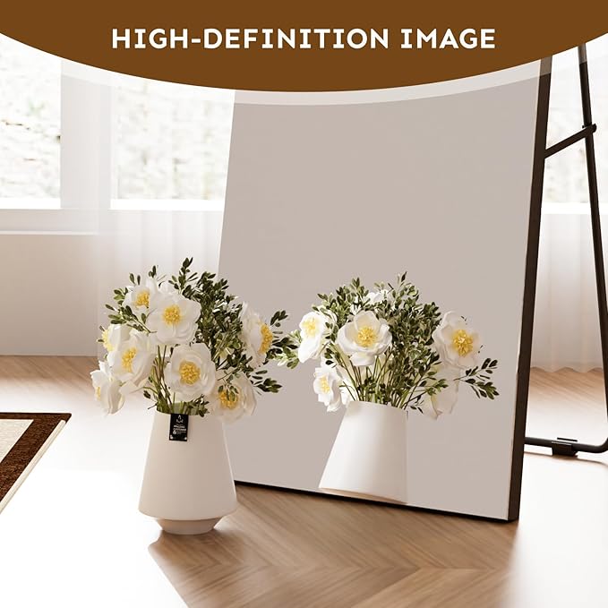 Kosmonia 58x18 Frameless Full Length Silver Coating Mirror w/Distortion Free