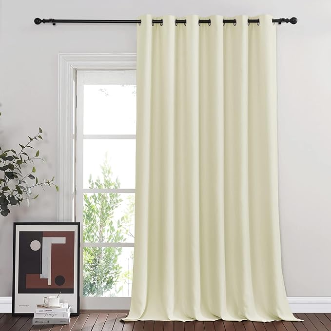 NICETOWN Blackout Sliding Glass Door Curtain, Thermal Insulated Grommet Room